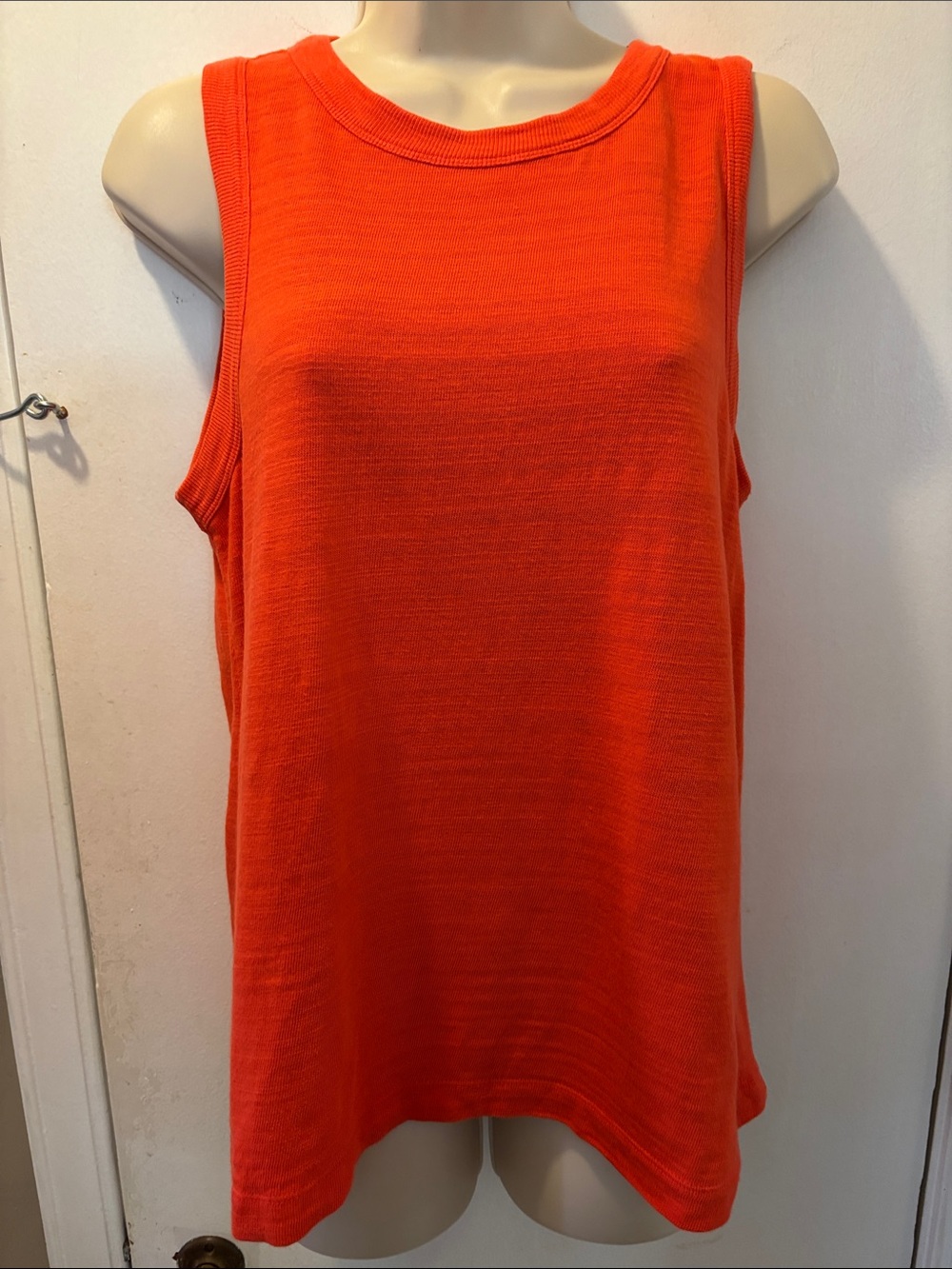 Loft small Sleeveless Knit Tank Top - Vibrant Orange 26-303